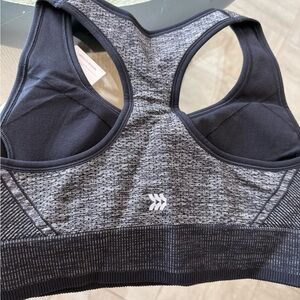 Women's Target/All In Motion Gray/Black Racerback Sports Bra